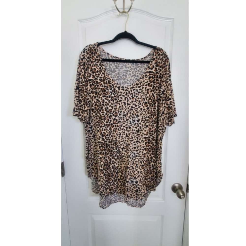 Maurices 24/7 Leopard Print Top